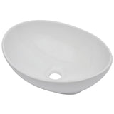 Two Piece Bathroom Furniture Set Ceramic White 279339