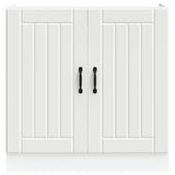 Sink Base Cabinet Lucca White Engineered Wood 853687