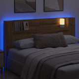 Headboard Cabinet with Shelf Artisan oak 180 x 17 x 104.5 cm 879634