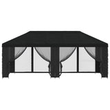 6 x 3 m Black Polyester and Steel 190 3376028