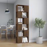 Book Cabinet/Room Divider Brown Oak 60x24x186 cm 816034