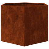 Planter Rusty 60x60x45 cm Corten Steel 823675