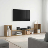 TV Cabinet 100 x 30 x 50 cm Artisan Oak Engineered Wood 8010911