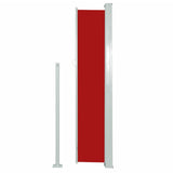 Patio Retractable Side Awning 160x300 cm Red 317883