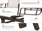 Gliding Jack and Jill Seat, with Glass-Top Table - Brown/Beige T3398P322162