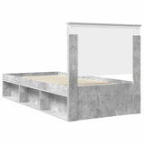 Bed Frame with Headboard Concerte 90 x 200 cm Solid Pine Wood 3411058