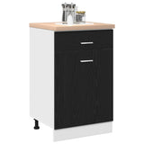 Hanging Cabinet Black Oak 50 x 46 x 81.5 cm Engineered Wood 863257