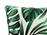 4-Piece Back Cushions PUTTEN 4 pcs 100% Polyester Leaf Pattern 945154