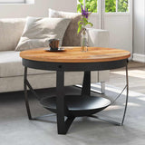 Coffee Table 68x43 cm Solid Acacia Wood 320795