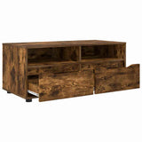 TV Cabinet Smoked Oak 100 x 48 x 43 cm Engineered Wood 888932