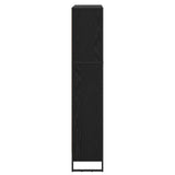Book Cabinet 2 pcs Black Oak 80 x 30 x 155 cm Engineered Wood 3403004