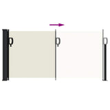 Retractable Side Awning Cream 100x500 cm 4004385