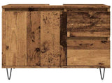 Sink Cabinet Old Wood 65x33x60 cm Engineered Wood 857226