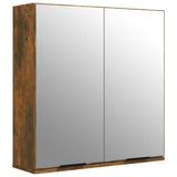 4 Piece Bathroom Cabinet Set Smoked Oak Engineered Wood 3115889