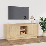 TV Cabinet Sonoma Oak 102x35x45 cm Engineered Wood 819863
