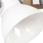 Industrial Wall Lamp White 90x25 cm E27 320516