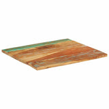 Rectangular Table Top 70x80 cm 25-27 mm Solid Reclaimed Wood 286060