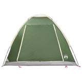 Camping Tent with Roof Green 2-Person Polyester and Steel 42028642