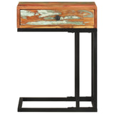 U-Shaped Side Table 45x30x61 cm Solid Reclaimed Wood 289092