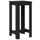 Bar Table Black Oak 51 x 50 x 103.5 cm Engineered Wood 868078