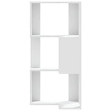 Corner Bookcase 3-Tier White 50x50x102 cm Engineered Wood 852591
