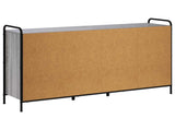 Sideboard Grey Sonoma 135 x 33 x 81 cm Engineered Wood 3434080