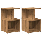 ZNTS Bedside Cabinets 2 pcs Artisan Oak 35x35x55 cm Engineered Wood 856533