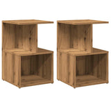 ZNTS Bedside Cabinets 2 pcs Artisan Oak 35x35x55 cm Engineered Wood 856533