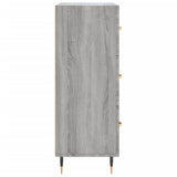 Sideboard Grey Sonoma 69.5x34x90 cm Engineered Wood 827834