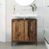 Bathroom Sink Cabinet with Storage Old Wood 60.5 x 33.5 x 61 cm 883422