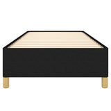 Bed Frame without Mattress Black 90x190 cm Single Single Fabric 349865