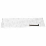 Chicken Cage Silver 430 x 100 x 85 cm Galvanised Steel 3394438