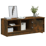 TV Cabinet Smoked Oak 102x35.5x36.5 cm Engineered Wood 817084