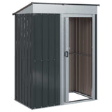 Garden Sheds Anthracite 137 x 81 x 180 cm Metal 42011291