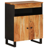 Sideboard with 2 Doors 60x33x75 cm Solid Wood Acacia 352914