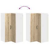 Wall Corner Cabinet PORTO Sonoma Oak 57 x 57 x 100 cm 885517