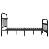 Bed Frame Black Metal Double 120x200 cm Tough Bed Frame 284500