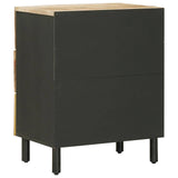Bedside Table Natural 50 x 33 x 62 cm Solid Mango Wood 4018853