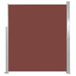 Retractable Side Awning 160 x 500 cm Brown 45465