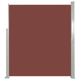 Retractable Side Awning 160 x 500 cm Brown 45465
