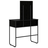 Dressing Table Black Oak 81 x 40 x 131 cm Engineered Wood 8007689