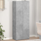 File Cabinet Concrete Grey 60x32x153 cm Engineered Wood 3276647