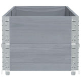 Garden Planter Grey 150x50 cm Solid Wood Pine 3295409