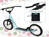 Kick Scooters for Kids with Adjustable Height, Anti-Slip Deck, Dual Brakes, Rubber Tyres, for Boys T3398P348463