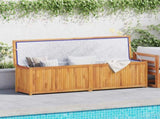 Garden Box 200x50x55 cm Solid Wood Teak 318735