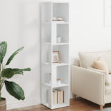 809044 Corner Cabinet White 33x33x164,5 cm Engineered Wood