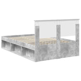 Bed Frame with Headboard Concerte 120 x 200 cm Solid Pine Wood 3410621