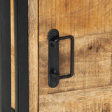 Bedside Cabinet 40x40x59 cm Solid Rough Wood Mango 4016694