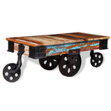 Coffee Table Reclaimed Wood 90x45x35 cm 243980