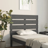 Headboard Grey 100x3x80 cm Solid Wood Pine 821334